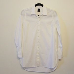GAP Maternity white stretch shirt